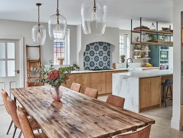 Podmiejski dom z turkusową kuchnią, projekt XUL Architecture downloadfor.press, XUL