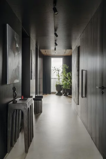 Nowoczesny apartament w Bydgoszczy, projekt CXA 