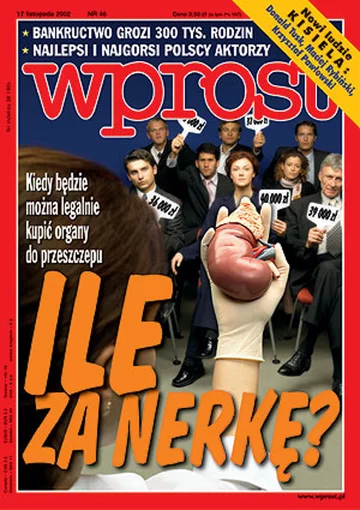 Okładka tygodnika Wprost nr 46/2002 (1042)