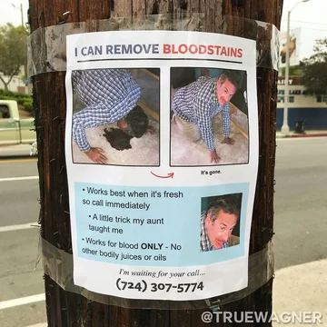 Usuwam plamy krwi Działa najlepiej, kiedy jest świeża, więc nie zwlekaj!
Tej sztuczki nauczyła mnie ciocia.
Działa TYLKO na krew. Żadnych olejów i innych płynów ustrojowych