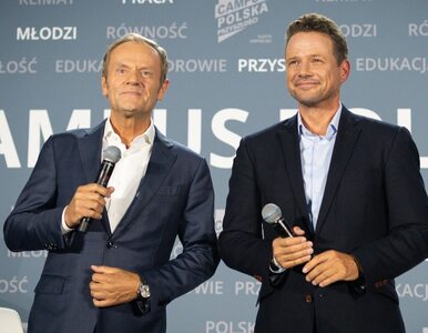 Miniatura: Nowy sondaż. Donald Tusk i Rafał...