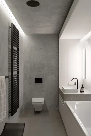 Nowoczesny apartament w Bydgoszczy, projekt CXA 