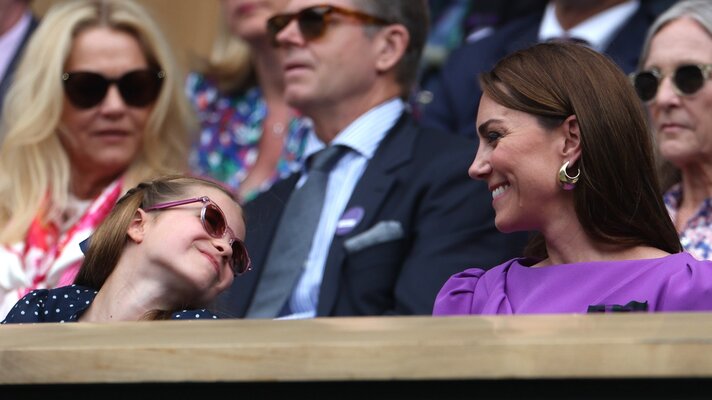 Miniatura: Księżna Kate na finale Wimbledonu....