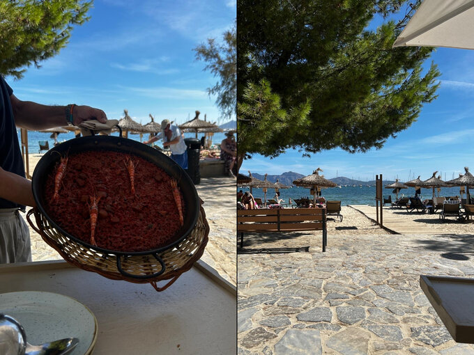 Port de Pollença oferuje m.in. przepyszną paellę z widokiem na morze