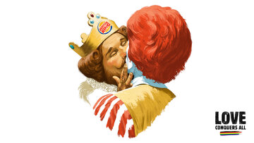Burger King wspiera osoby LGBT i&nbsp;&bdquo;wyznaje miłość&rdquo; McDonald'sowi