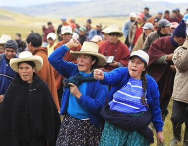 Miniatura: Peru: obywatele nie chcą kopalni złota,...