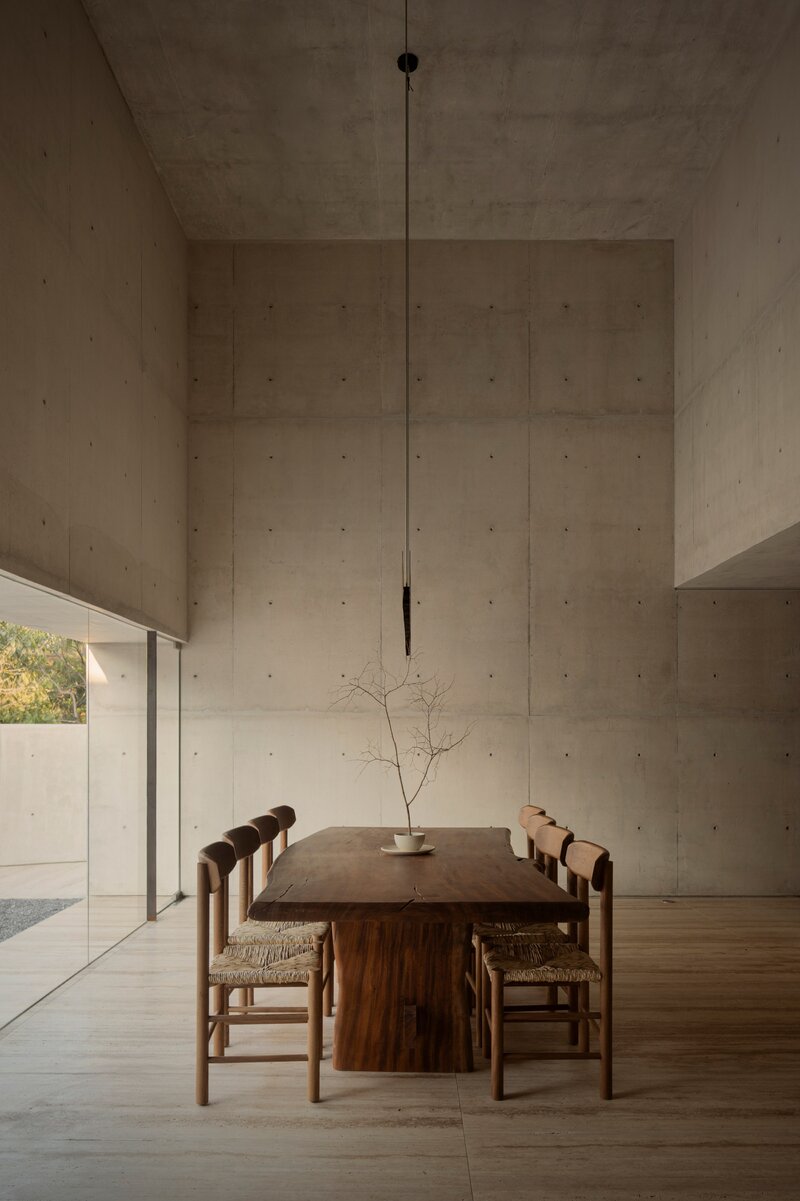 Betonowa Casa Tao w Meksyku, projekt HW Studio