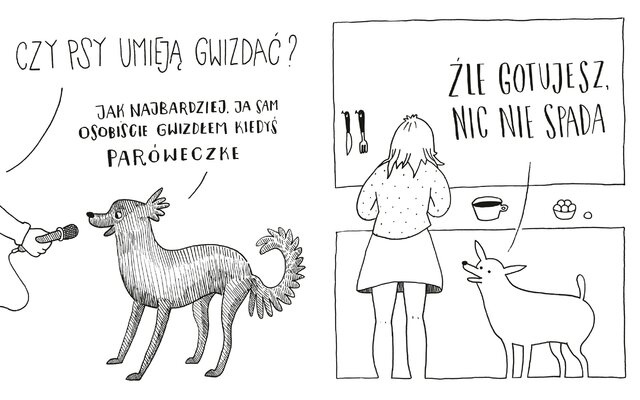 Miniatura: Psie sucharki. Co powiedziałby twój pies,...