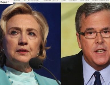 Miniatura: Pojedynek Bush - Clinton o prezydenturę...