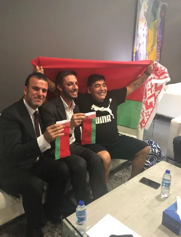 Diego Maradona prezesem Dynama Brześć 