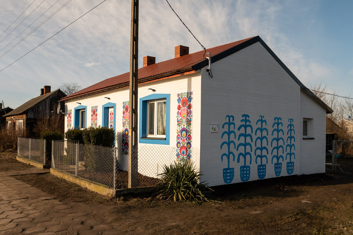 Dom po remoncie ekipy programu „Nasz nowy dom” we wsi Boczki Chełmońskie 