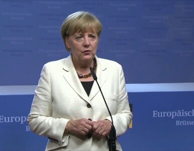 Merkel: Bardzo się cieszę, że Tusk będzie przewodniczącym Rady Europejskiej