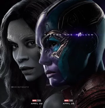 Jeden z serii memów inspirowanych plakatami do „Avengers: Endgame”, mający poruszyć serca fanów </3 