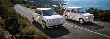 Fiat 126 jako wizja auta elektrycznego 