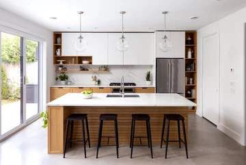 Potrójny dom w stylu skandynawskim, projekt Dory Azar 5800-01, v2com, Dory Azar