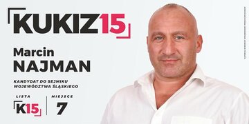 Plakat wyborczy Marcina Najmana