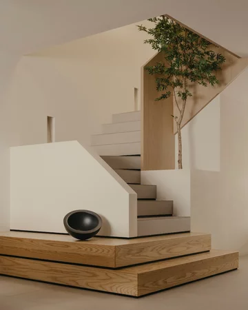 Przytulny minimalizm, projekt wnętrza Right Angle Studio 