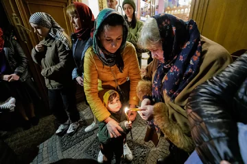 Wielkanoc w szczecińskiej cerkwi prawosławnej. 