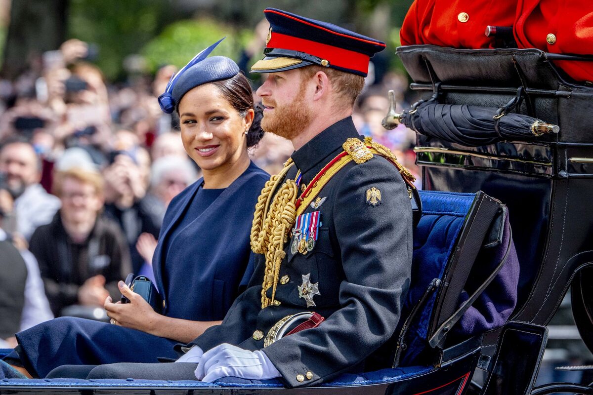 Meghan Markle podczas Trooping of Colour 