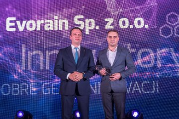 Arkadiusz Sekściński, wiceprezes zarządu Polskiego G&oacute;rnictwa Naftowego i&nbsp;Gazownictwa oraz&nbsp;Jakub Romanowski, prezes zarządu Evorain