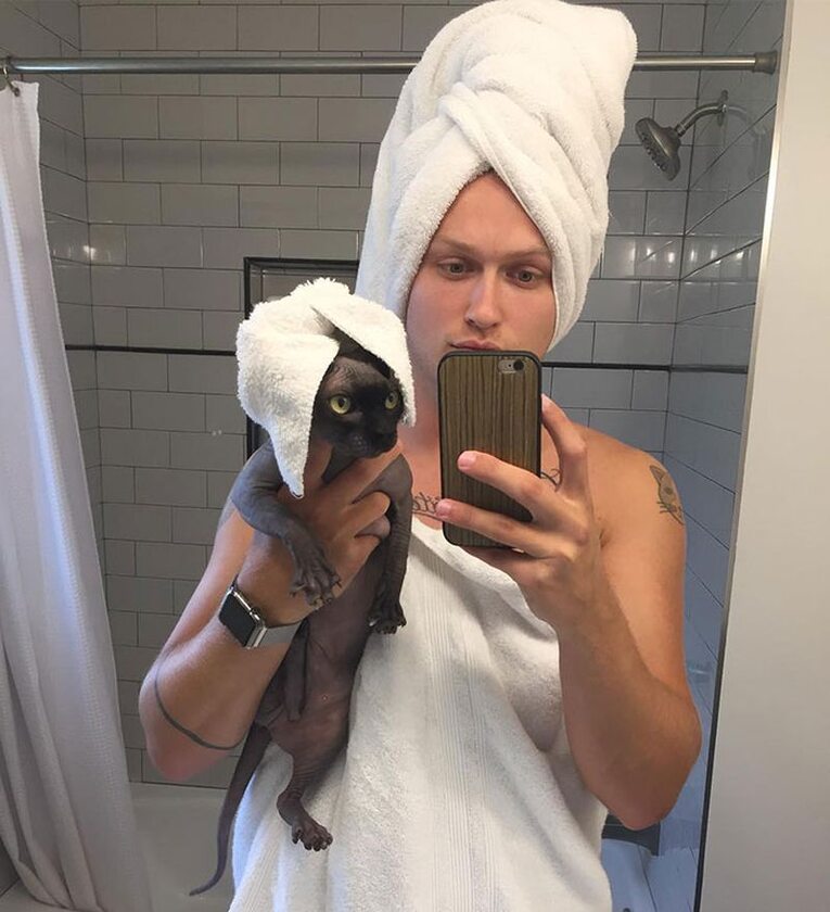 Wspólne selfie po kąpieli 