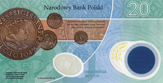 Banknot kolekcjonerski NBP – Mikołaj Kopernik