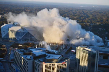 Implozja hali sportowej Georgia Dome 