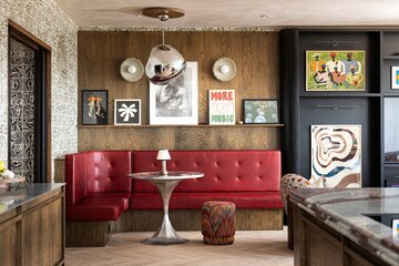 Kuchnia w stylu mid-century 