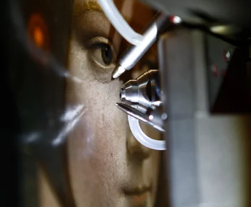 Badania obrazu Dama z gronostajem autorstwa Leonarda da Vinci 