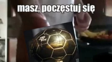 Mem po odwołaniu Złotej Piłki 