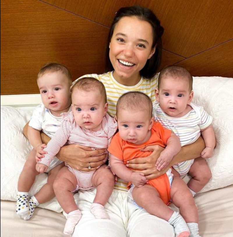 Christina Ozturk i jej dzieci 