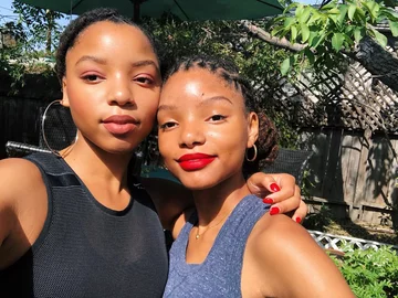 Halle Bailey z siostrą Chloe 