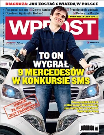 Okładka tygodnika Wprost nr 31/2009 (1386)