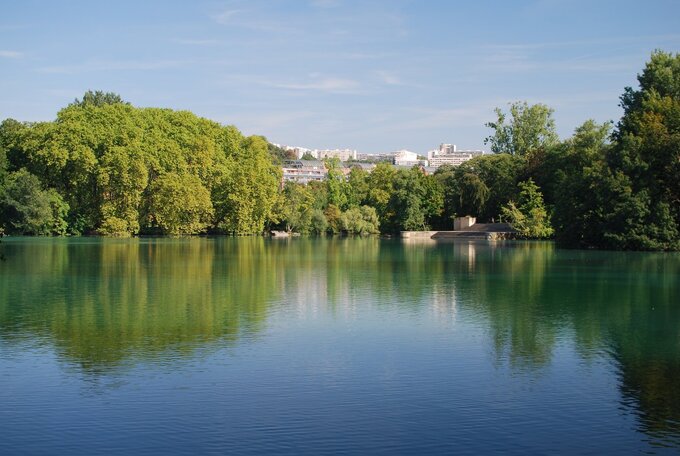 Parc de la Tête d'or w Lyonie