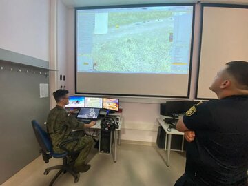 Szkolenie z&nbsp;oczyszczania terytorium z&nbsp;ładunk&oacute;w wybuchowych Państwowej Służby Ukrainy ds. Sytuacji Nadzwyczajnych