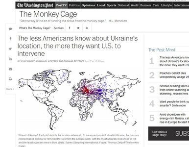 Miniatura: Gdzie leży Ukraina? Amerykanie nie wiedzą