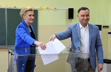 Agata Duda i Andrzej Duda 