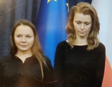 Miniatura: Do kogo mrugała żona Kamińskiego? Dziwne...