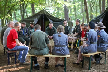 Andrzej Duda odwiedził harcerzy 