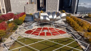 Jay Pritzker Pavilion w Chicago, projekt Frank O. Gehry