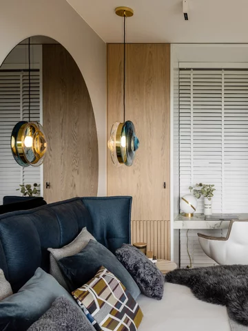 Dwupoziomowy rodzinny apartament wakacyjny w Świnoujściu, proj. Soul Interiors 