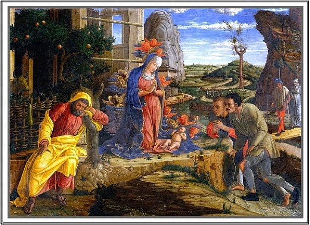 Andrea Mantegna &#8211; Pokłon pasterzy