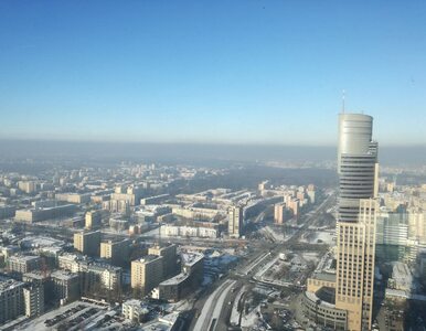 Miniatura: Smog nad Warszawą. Widać go gołym okiem -...