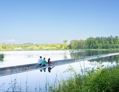 Miniatura: Rowerem poniżej tafli wody. Jedyna taka...