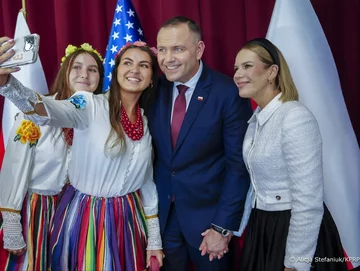 Marta i Karol Nawroccy w USA 