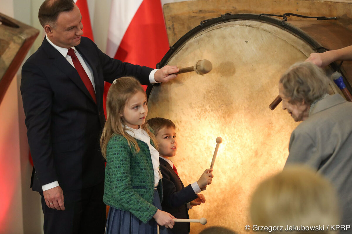 Andrzej Duda wybił „puls niepodległości” 