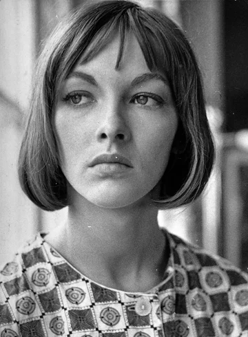 Plan filmu „Późne popołudnie” 1964. Plan filmu  „Późne popołudnie” w reżyserii Aleksandra Ścibora-Rylskiego, n/z Barbara Brylska.