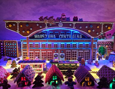 Miniatura: Ta mała Warszawa powstała z pierników. To...