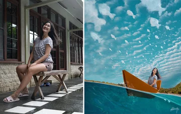 Oryginalne zdjęcie i jego przeróbka 