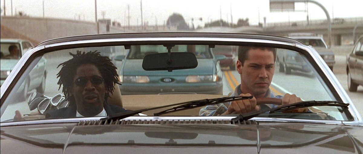 Keanu Reeves w filmie „Speed - niebezpieczna prędkość” (1994) 